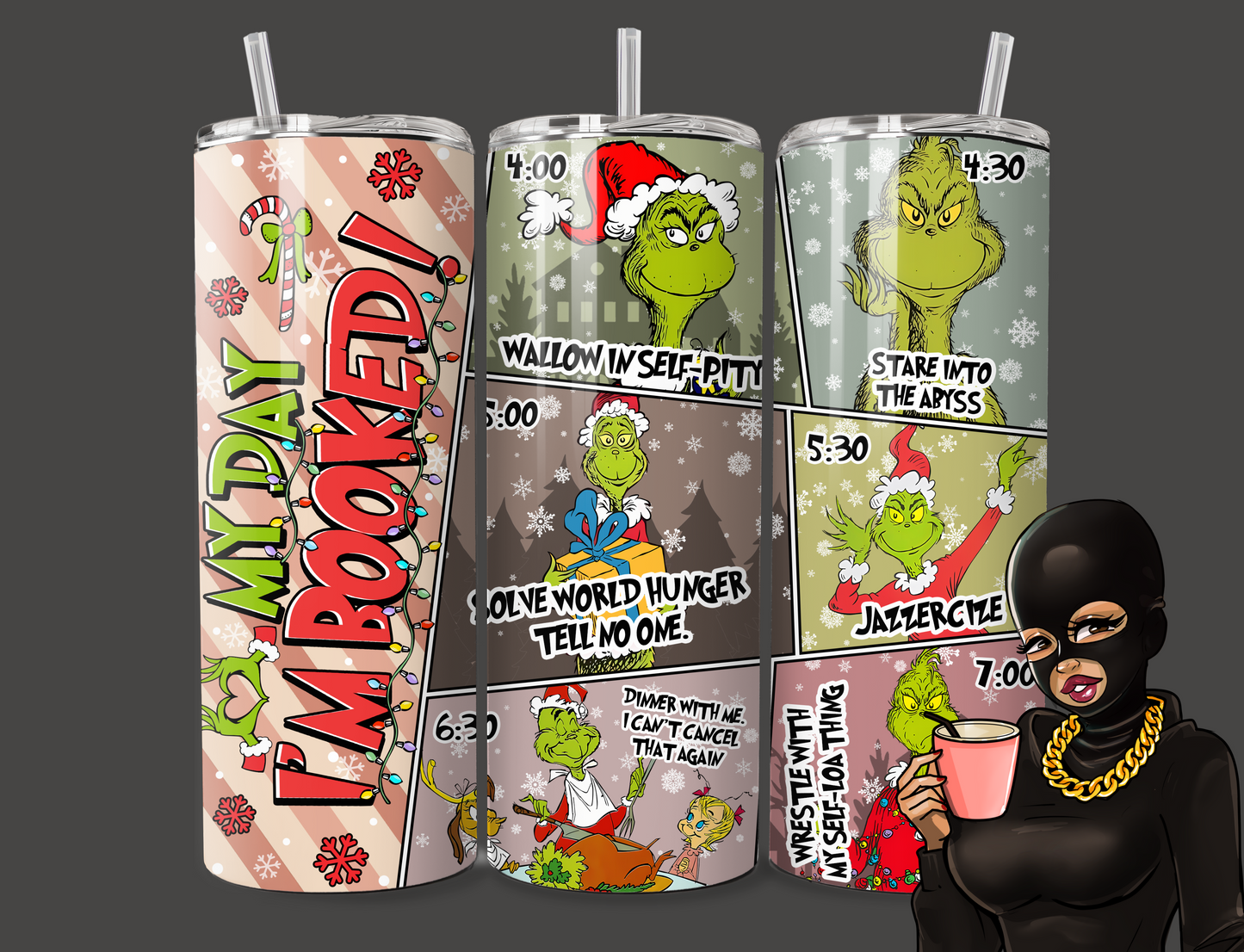 My Day is BOOKED Tumbler