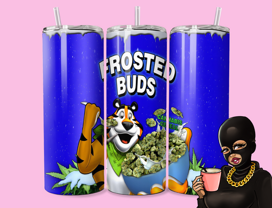 Frosted Buds Tumbler