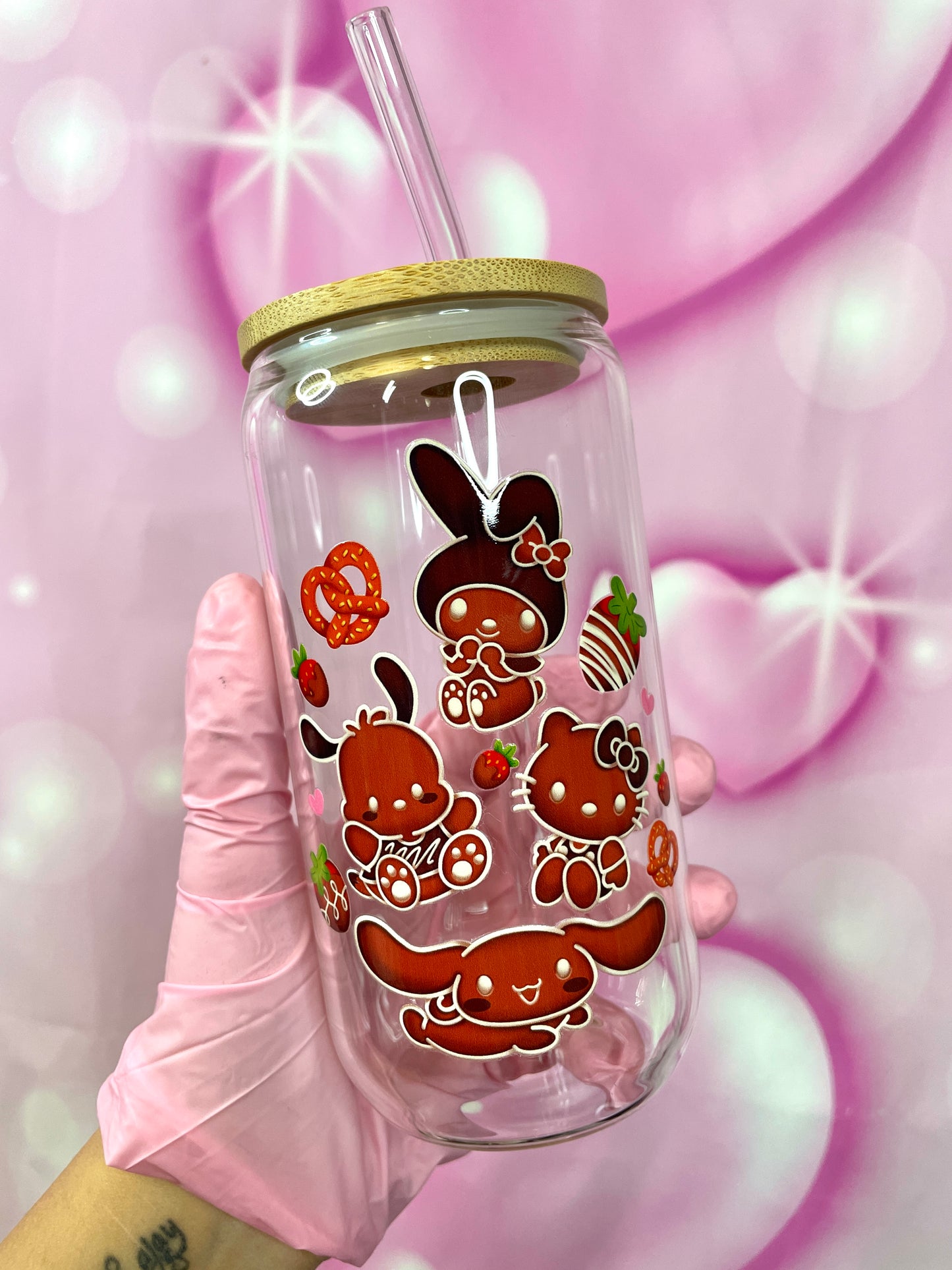 Chocolate Strawberries GLASS