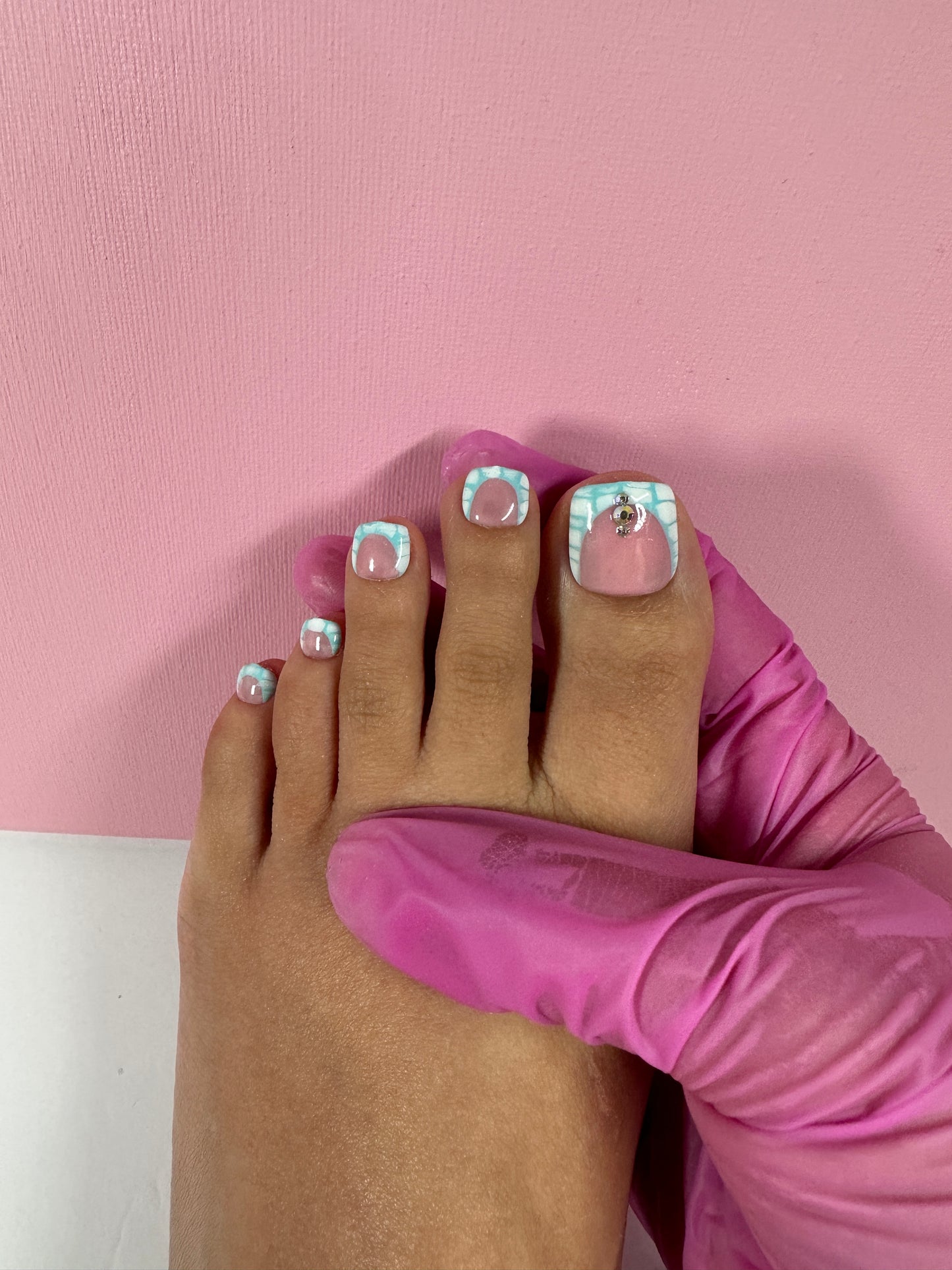 French Blue Croc (10pcs)