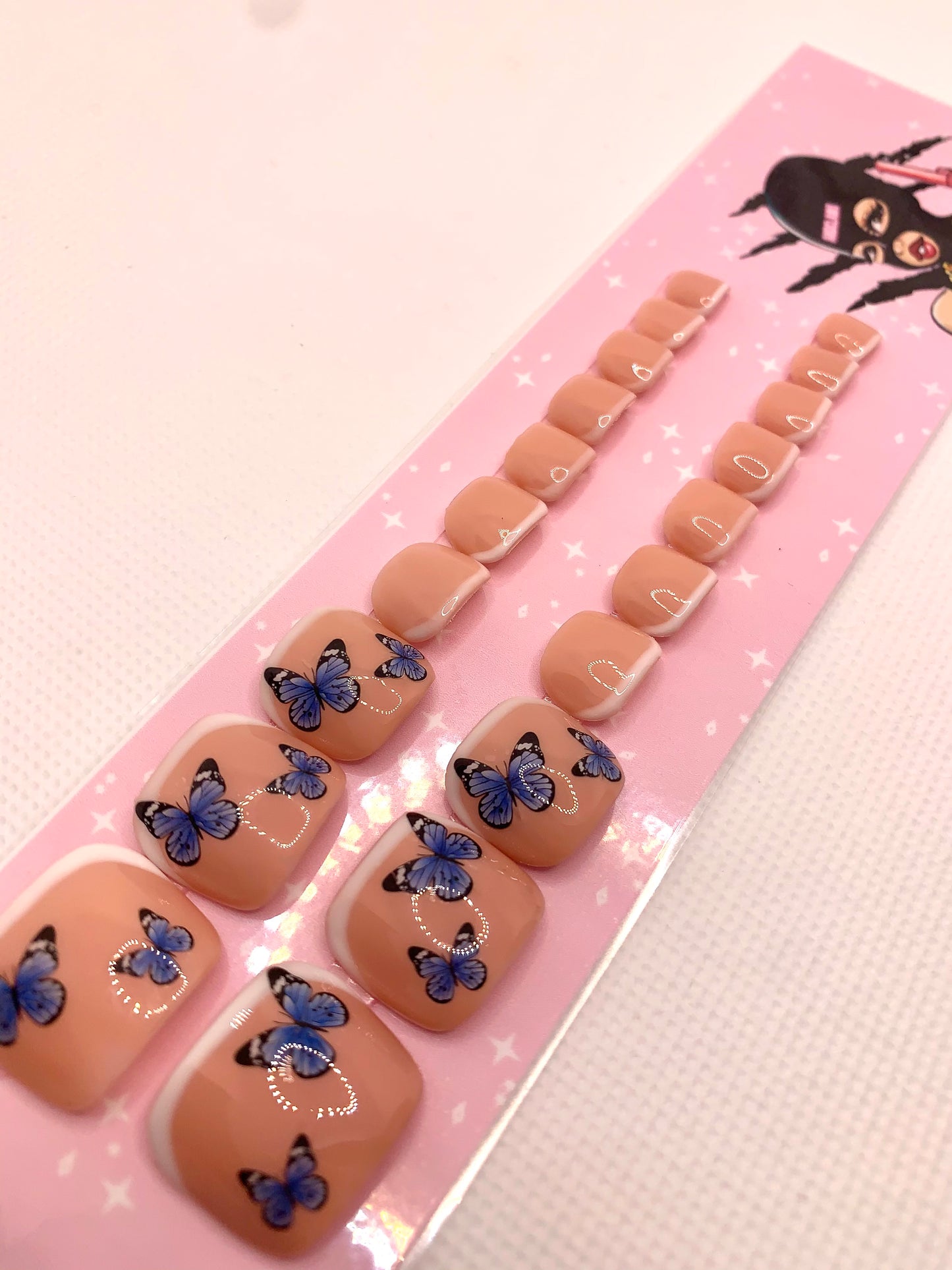 French Buttertips Toes (20 pieces)