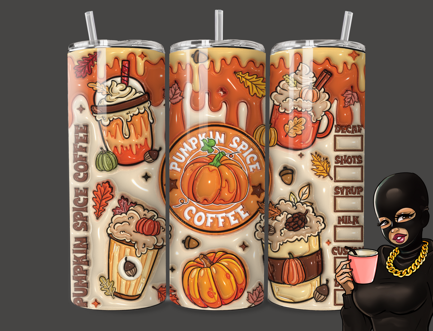 Pumpkin Spice Babe Tumbler