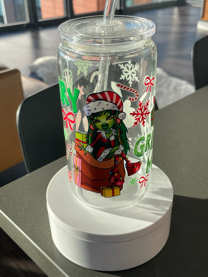 GRINCHBRAT GLASS CUP