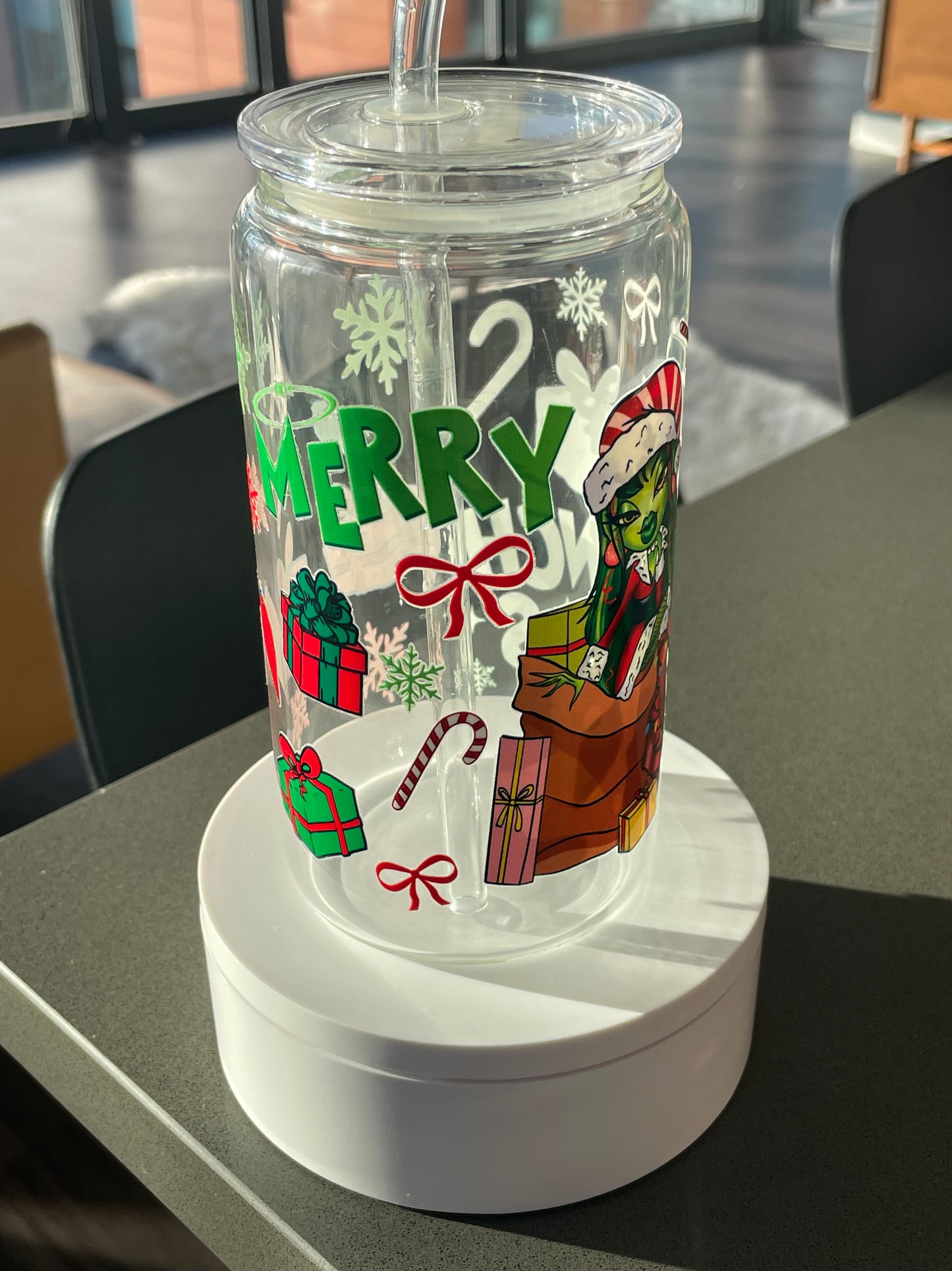 GRINCHBRAT GLASS CUP