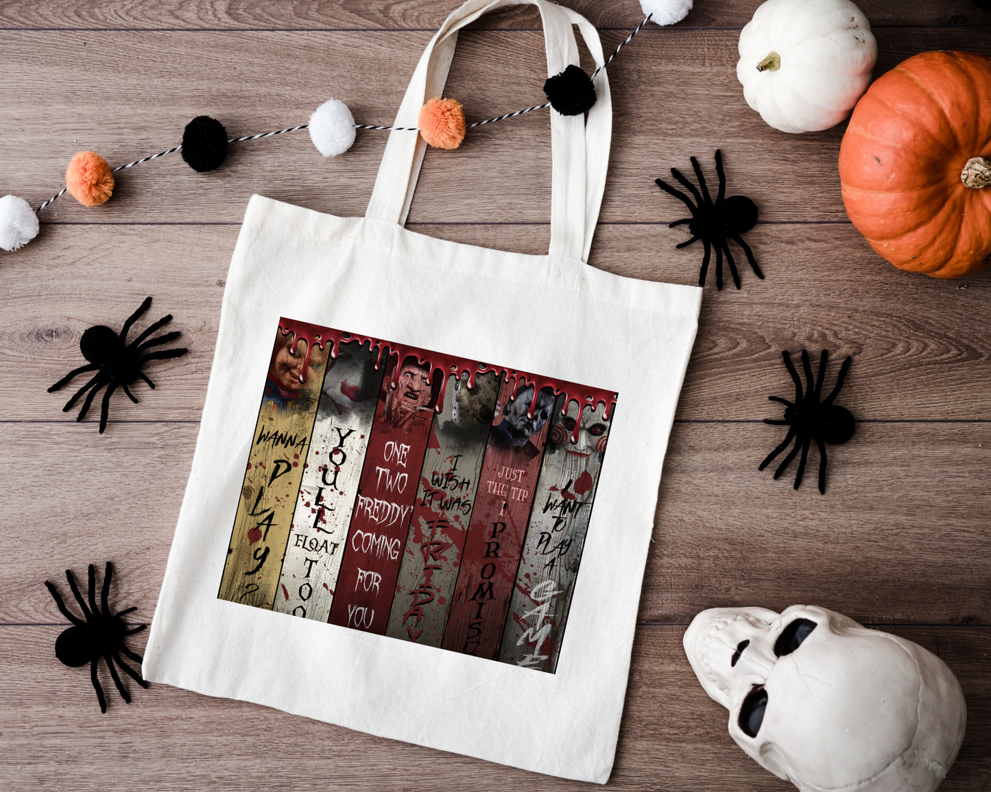 Horror Books Tote