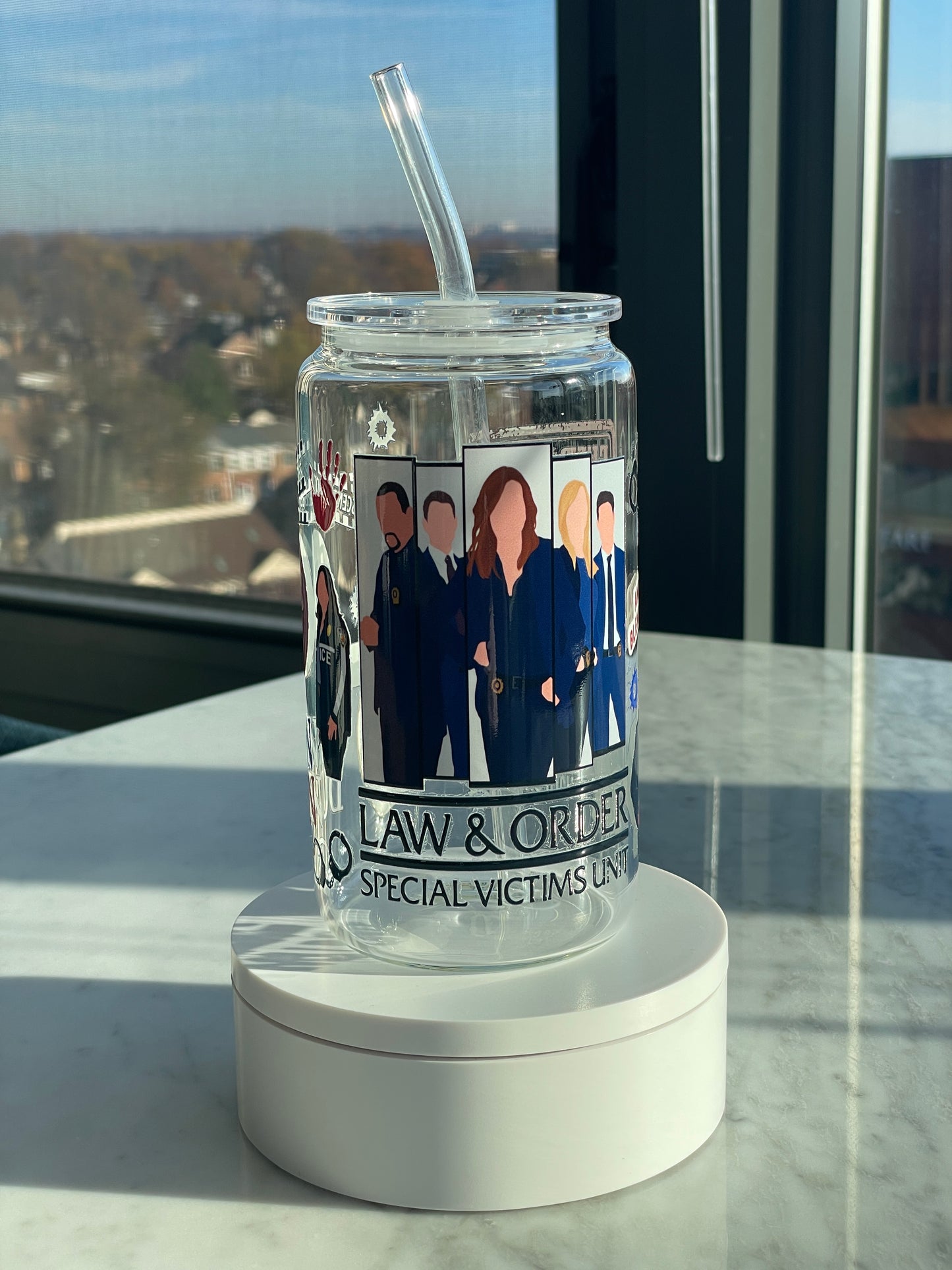 The Law & Order GLASS CUP