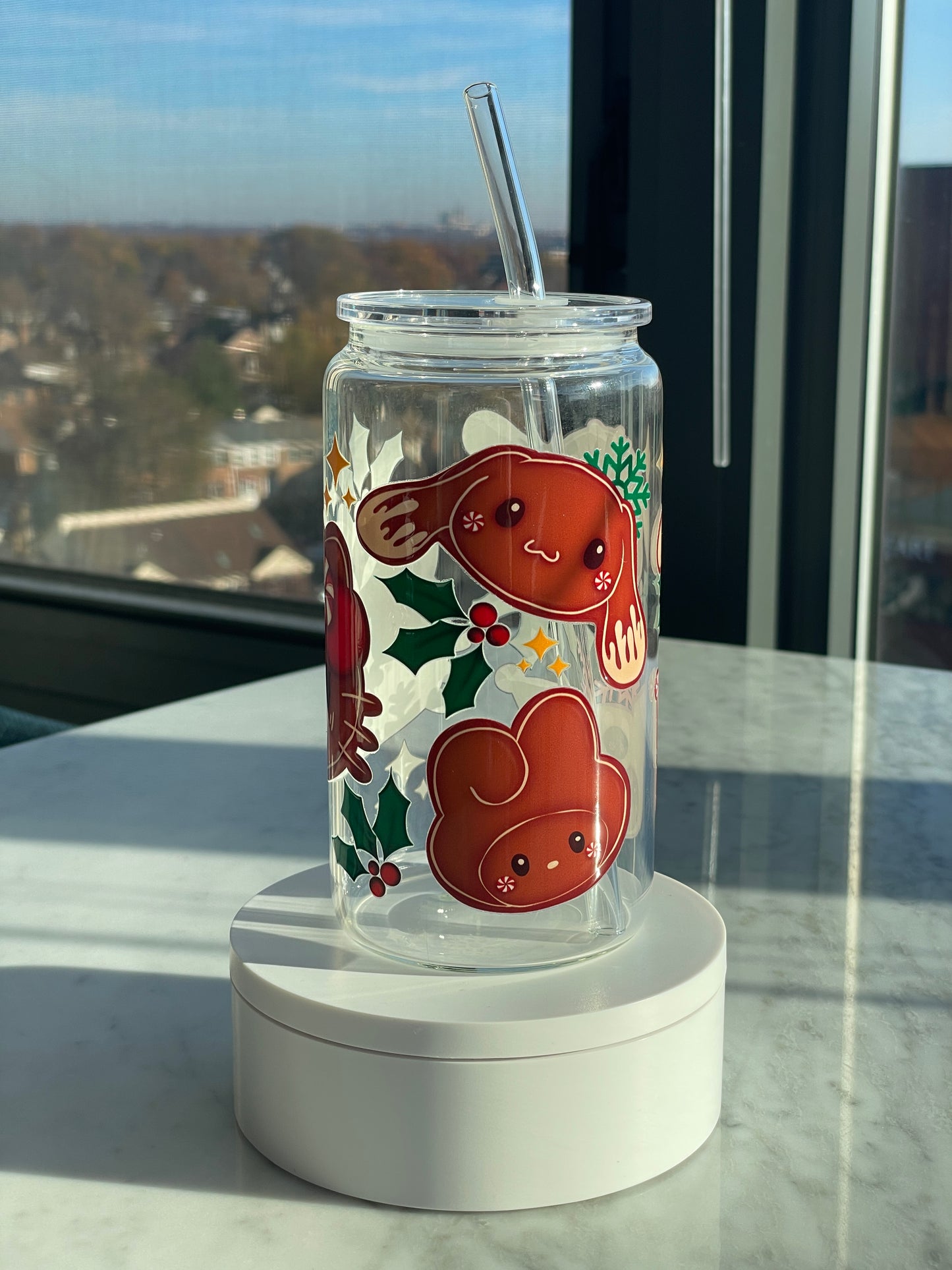 Gingerbread Cookies GLASS CUP