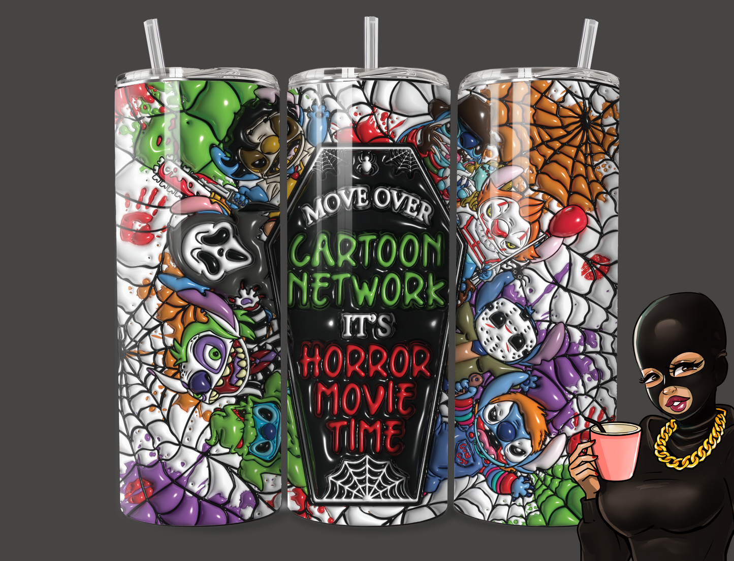 Horror Movie Time Tumbler