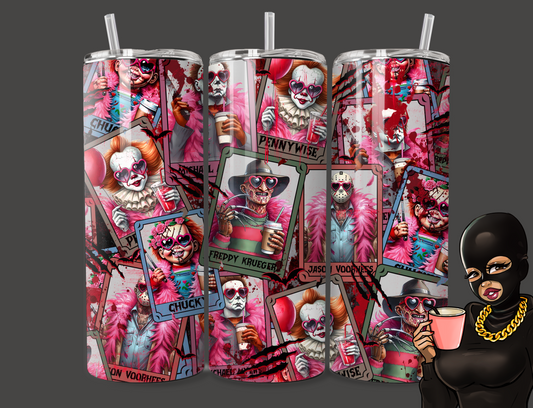 Sassy Horror Icons Tumbler