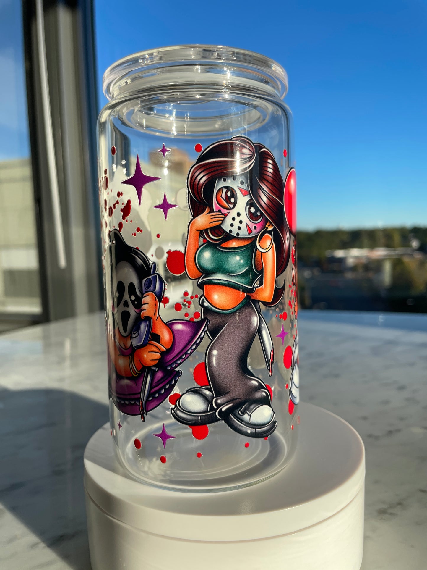 Horror Girls GLASS CUP