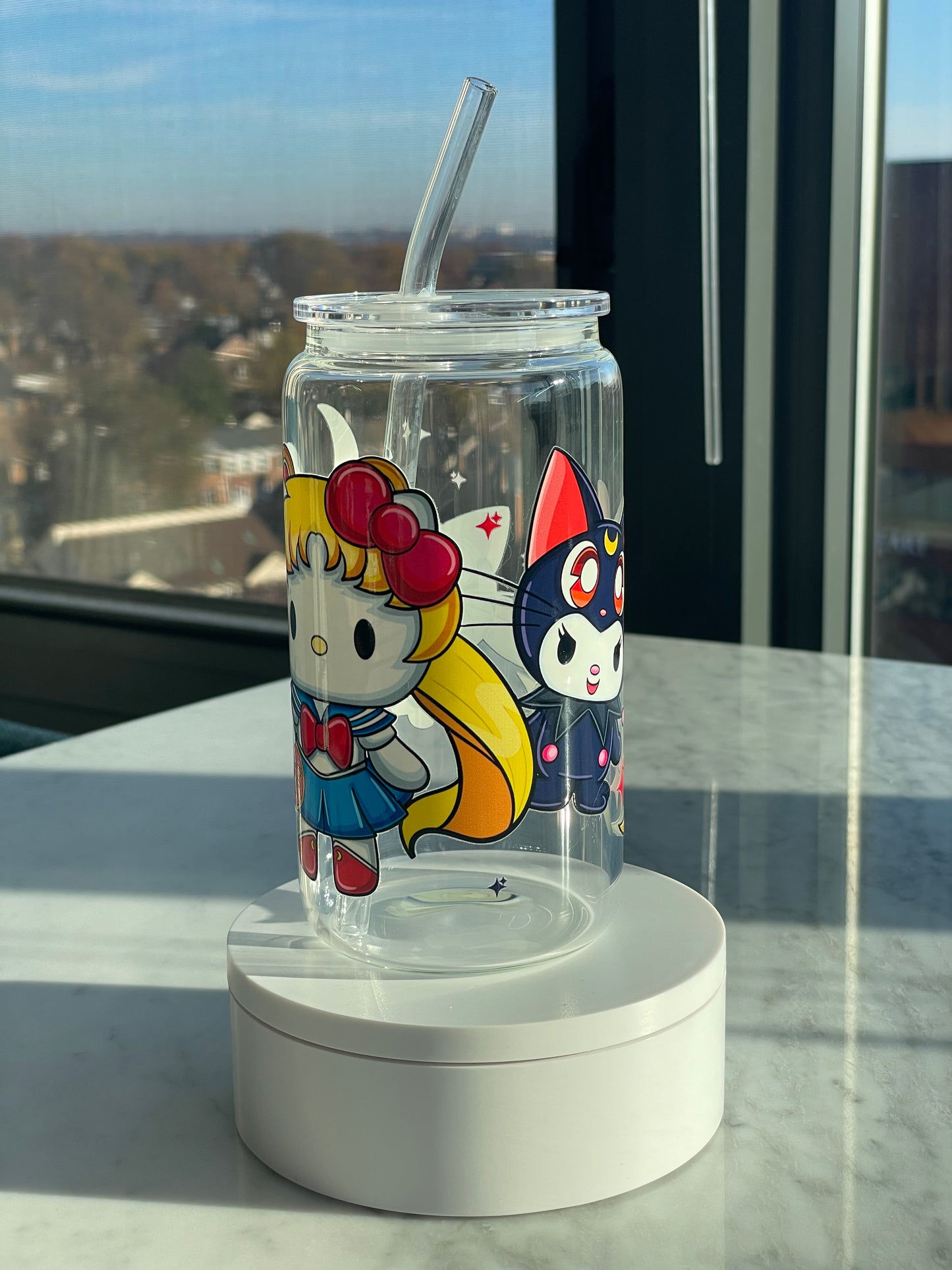 Kawaii Sailor Friends GLASS CUP