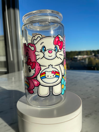 Kawaii Bear Duo GLASS CUP