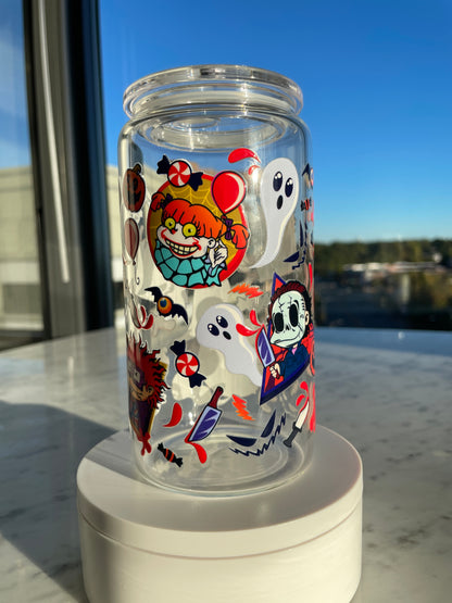 Trick or Treat Nostalgia GLASS CUP