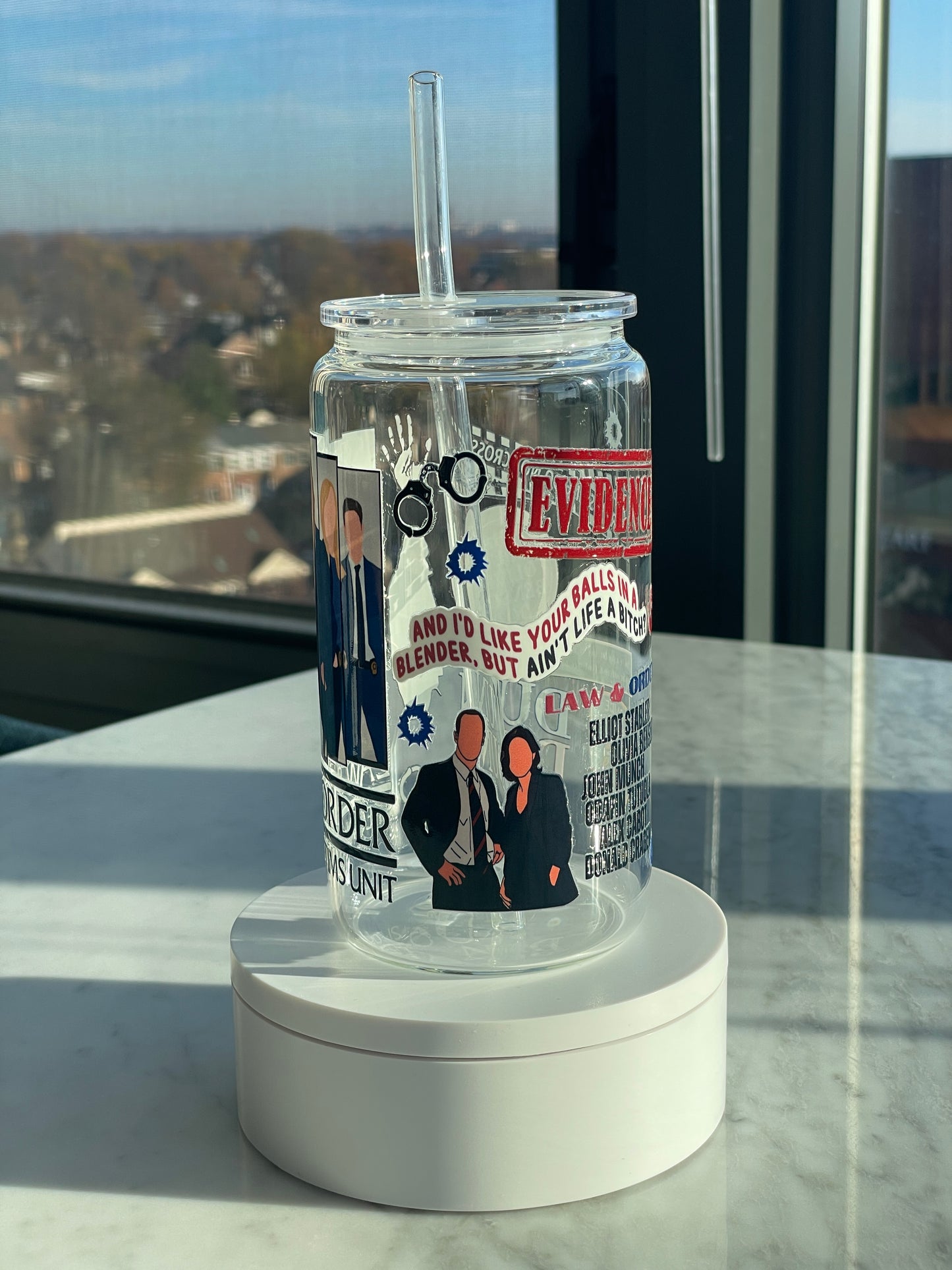 The Law & Order GLASS CUP