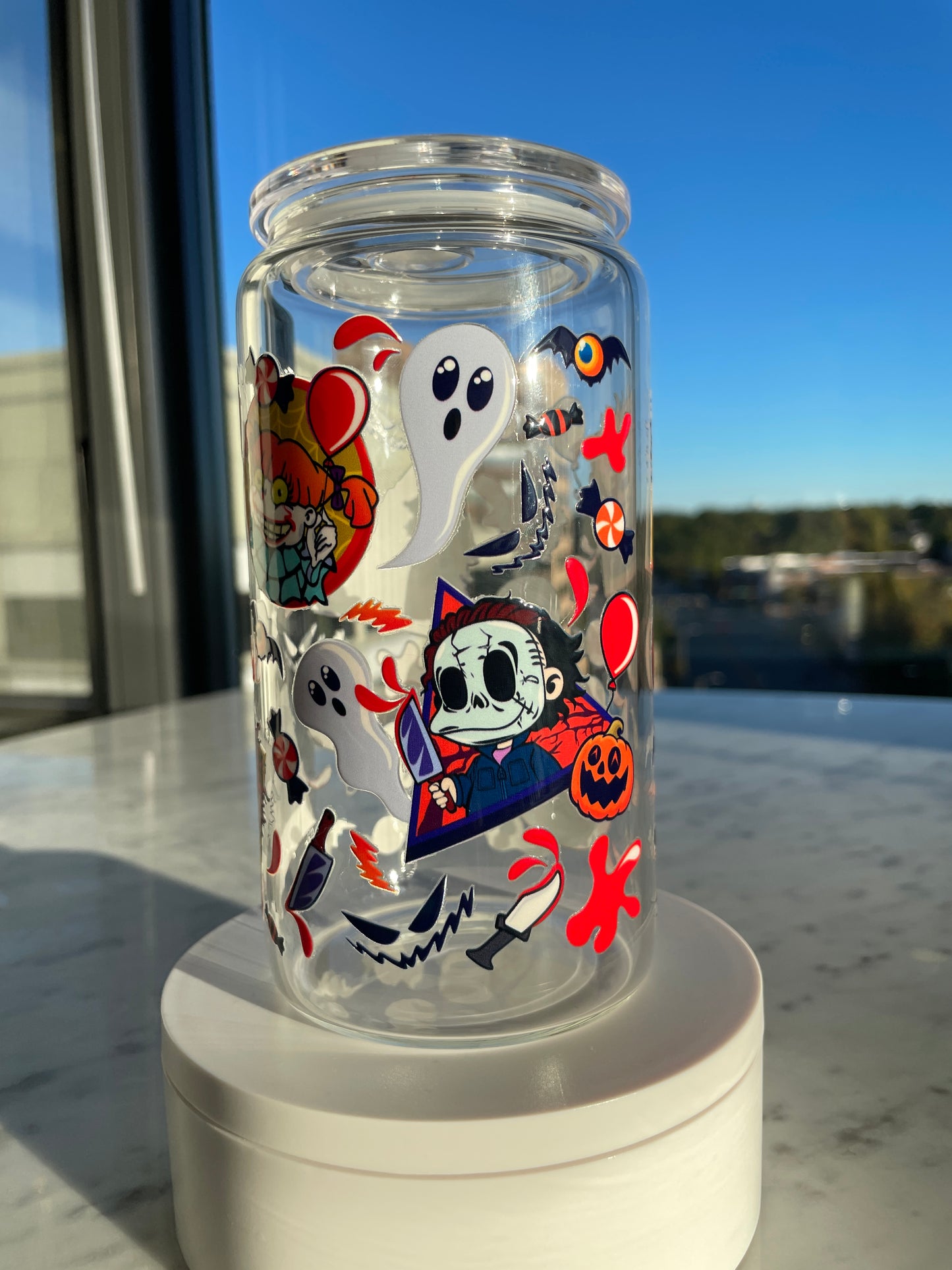 Trick or Treat Nostalgia GLASS CUP