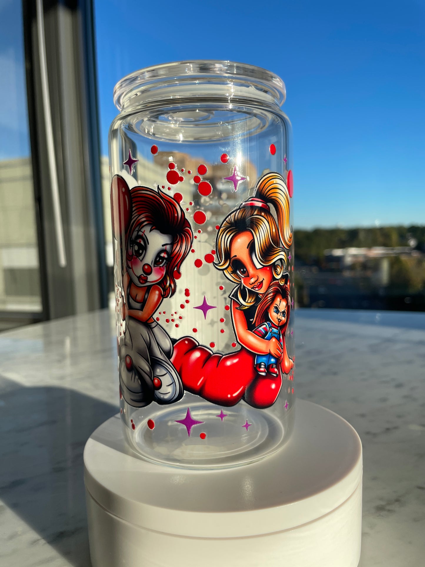 Horror Girls GLASS CUP