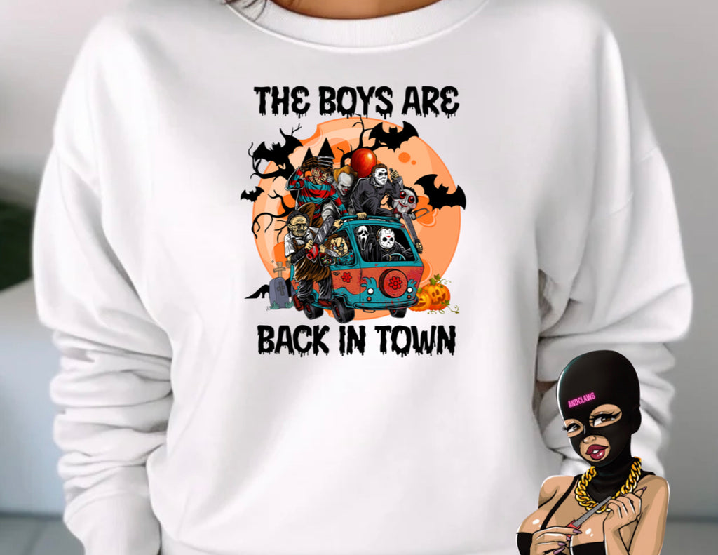 The Boys Are Back In Town Crewneck