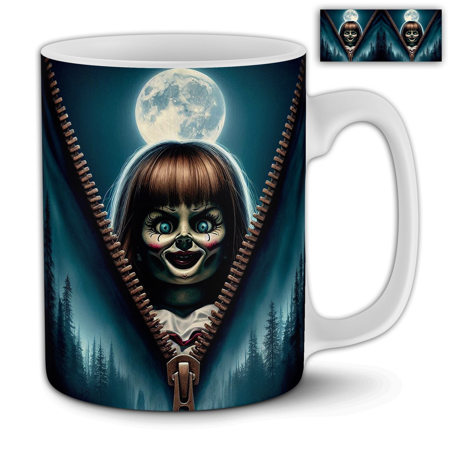 Scary Doll Mug