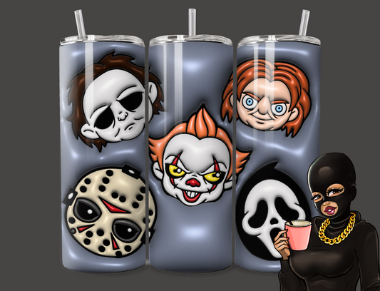 Horror Friendship Tumbler